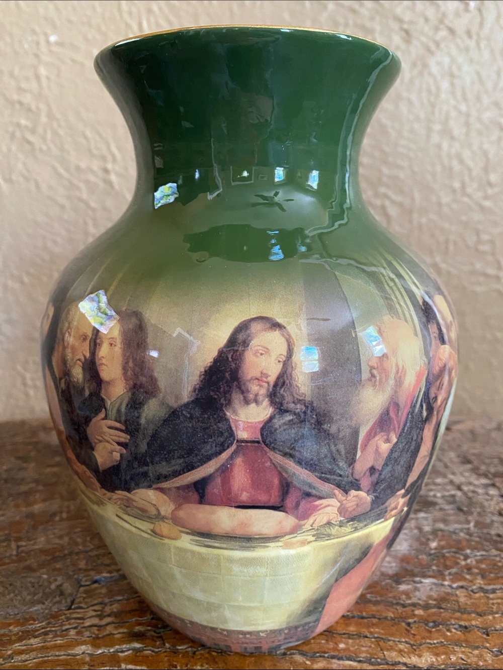 ✝️Vintage✝️The Last Supper Vase - Picture 8 of 8